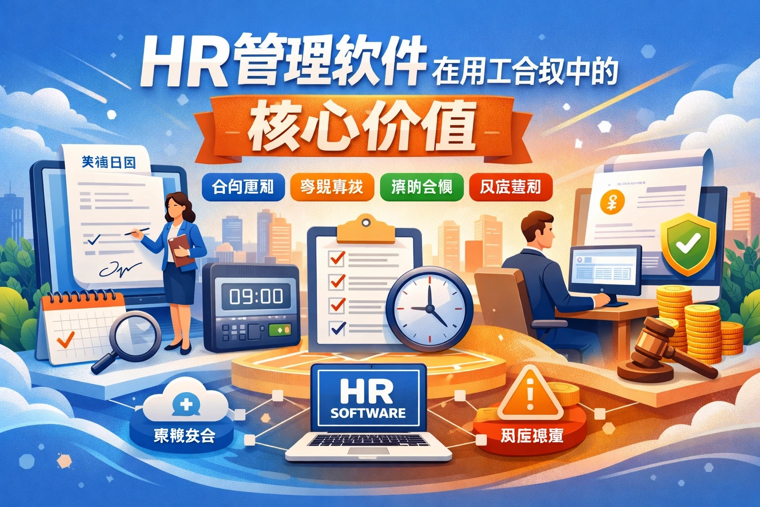 HR管理软件在用工合规中的核心价值