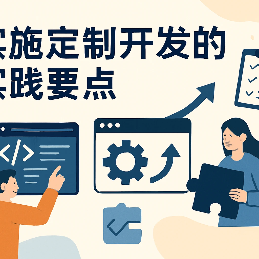 实施定制开发的实践要点