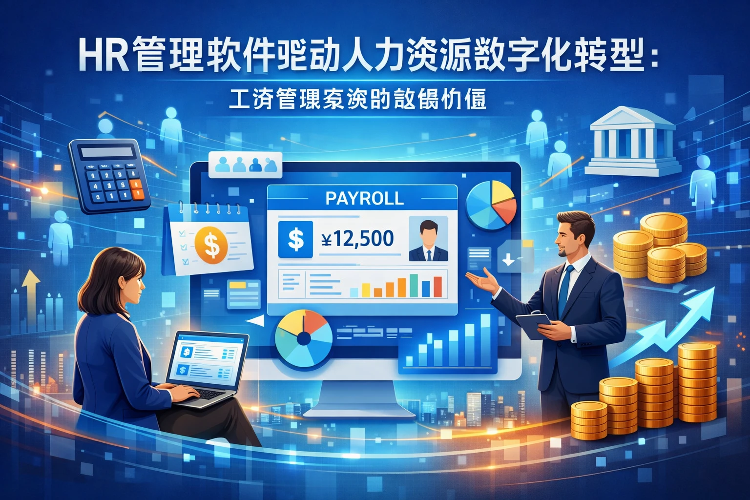 HR管理软件驱动人力资源数字化转型：工资管理系统的战略价值