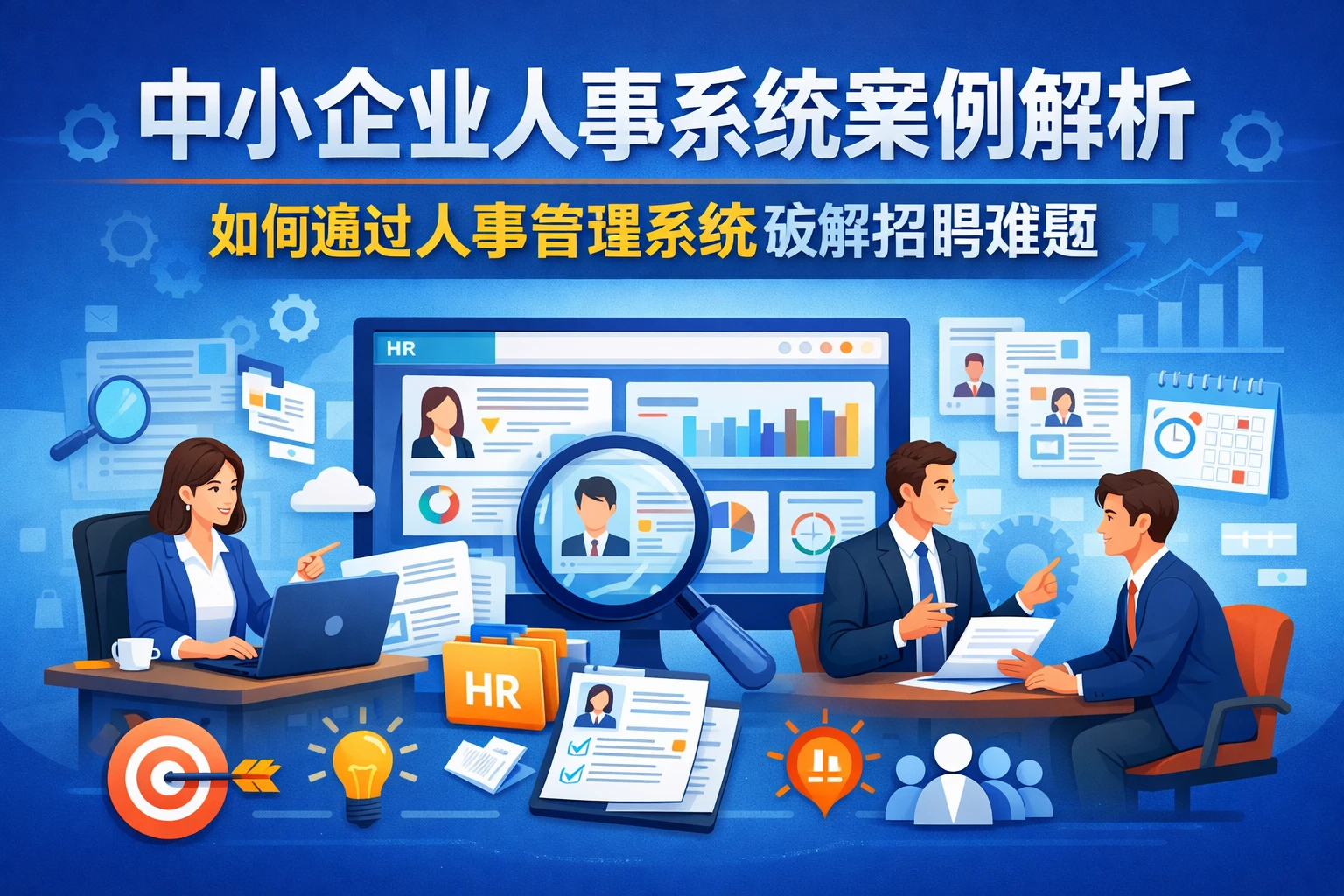 中小企业人事系统案例解析：如何通过人事管理系统破解招聘难题