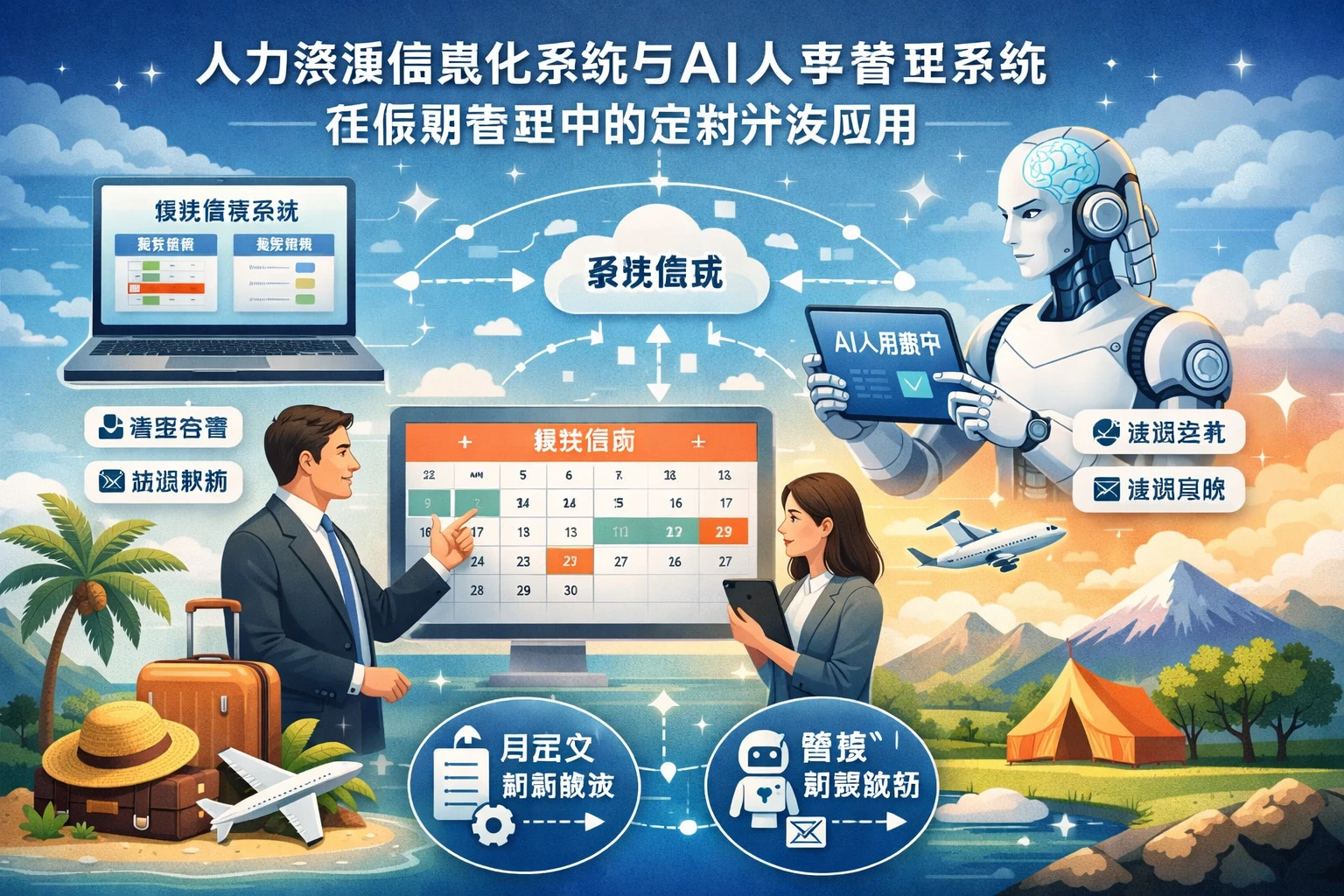 人力资源信息化系统与AI人事管理系统在假期管理中的定制开发应用
