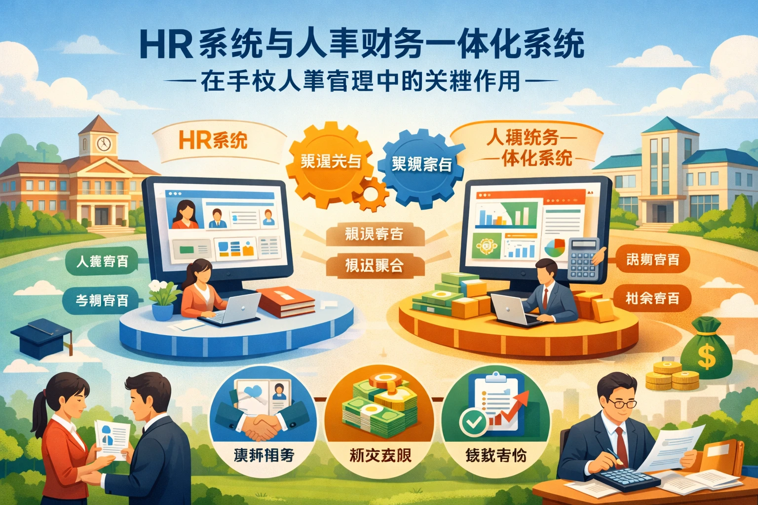 HR系统与人事财务一体化系统在学校人事管理中的关键作用