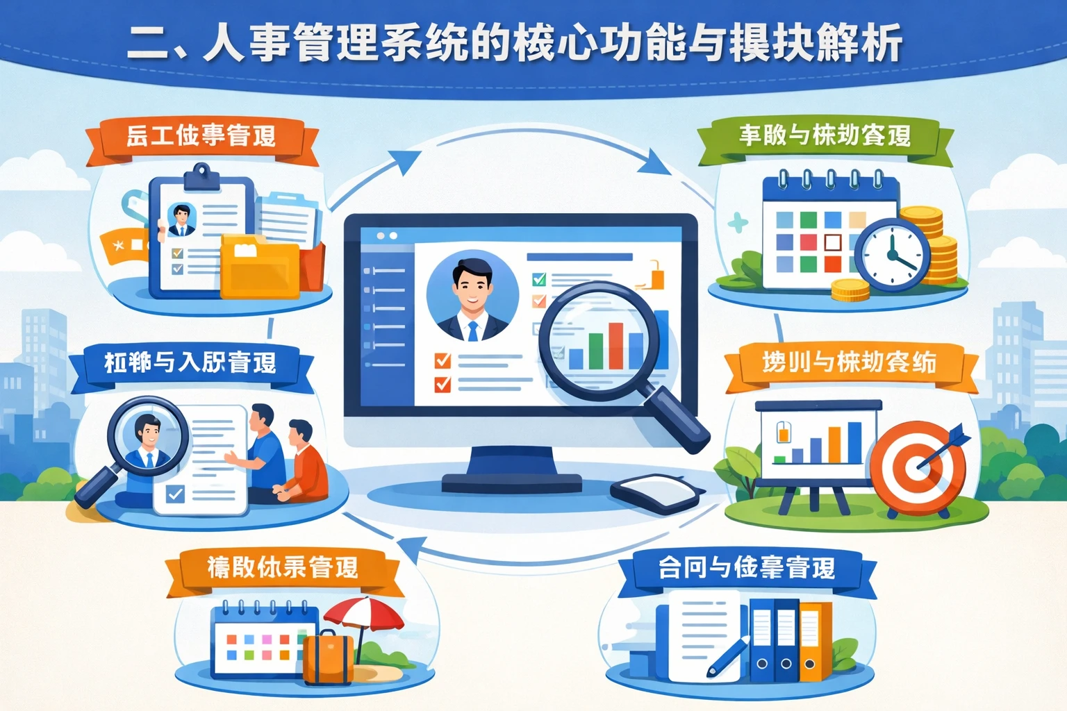 二、人事管理系统的核心功能与模块解析