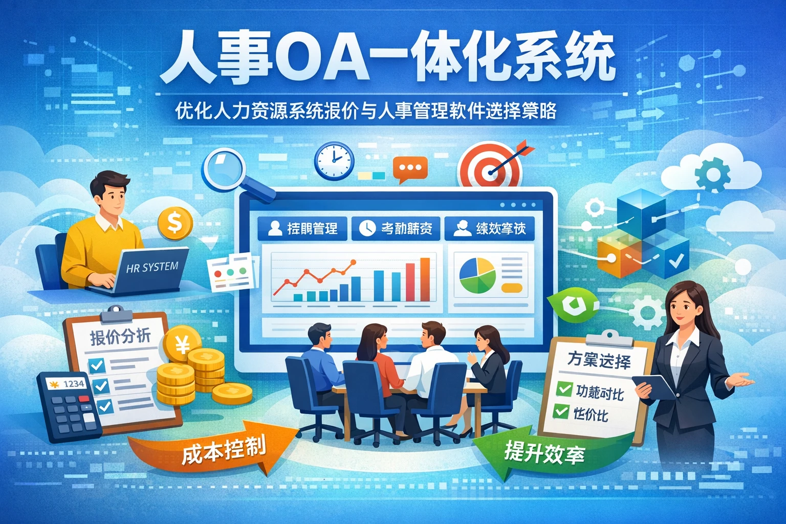 人事OA一体化系统:优化人力资源系统报价与人事管理软件选择策略