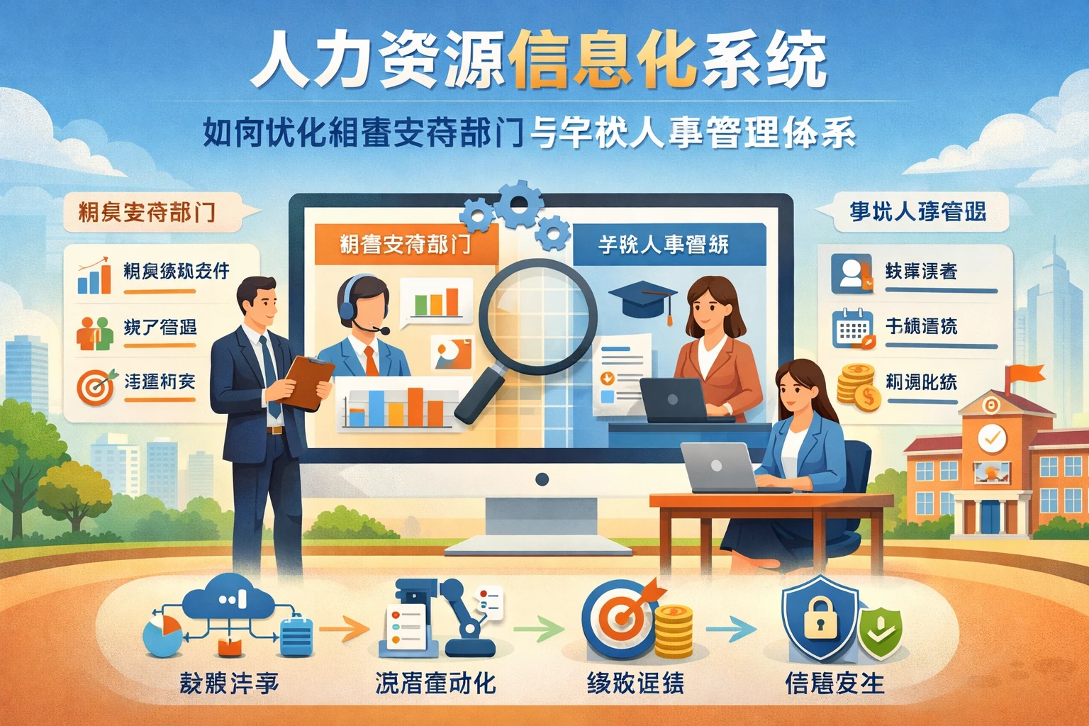 人力资源信息化系统如何优化销售支持部门与学校人事管理体系