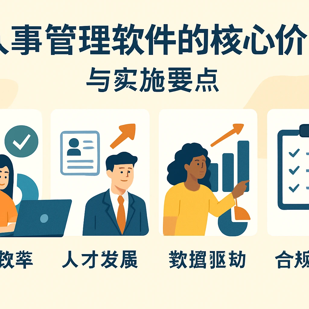 人事管理软件的核心价值与实施要点