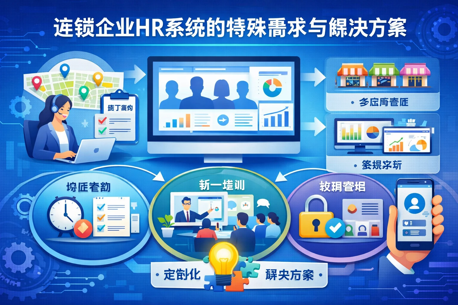 连锁企业HR系统的特殊需求与解决方案