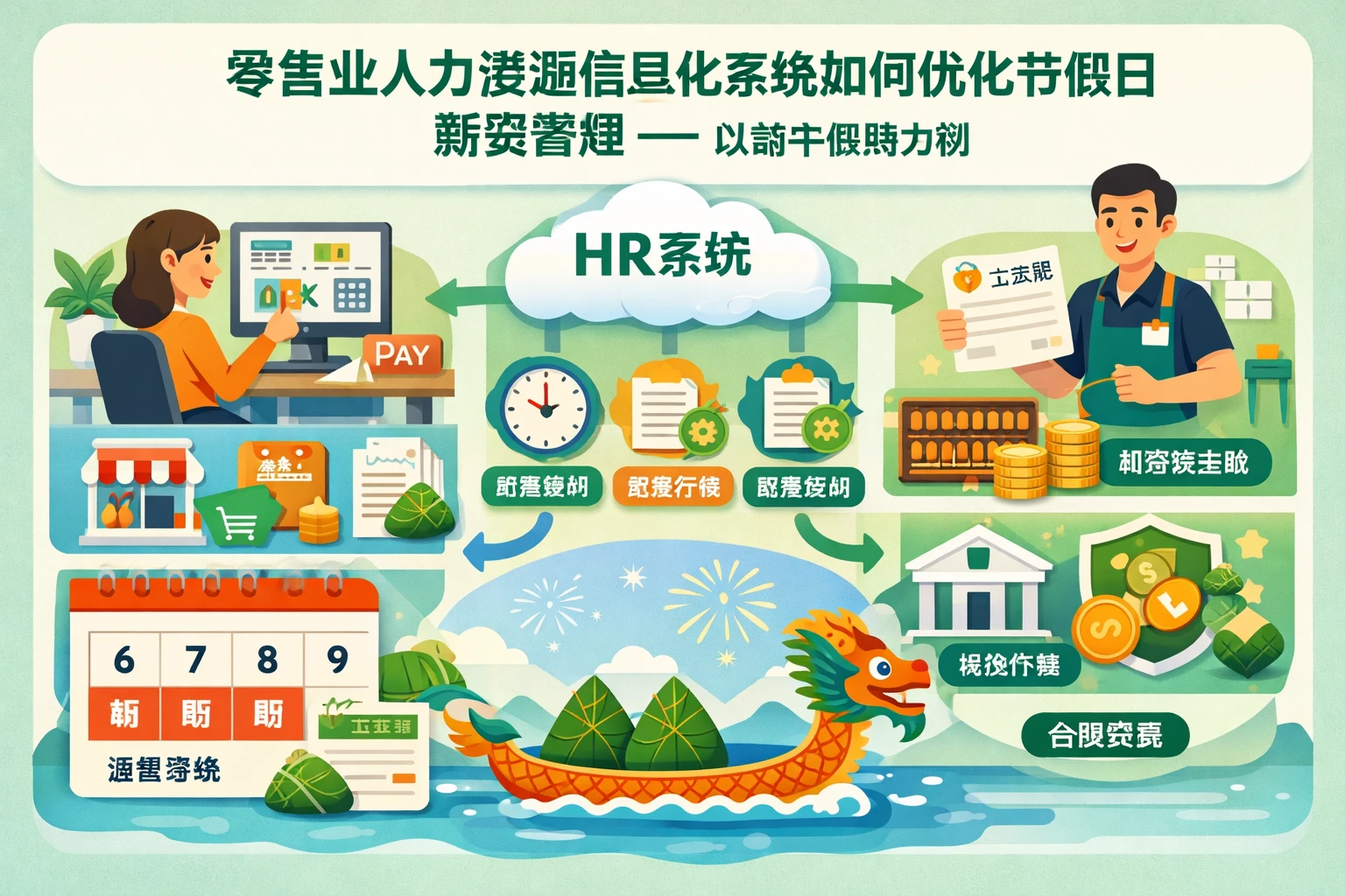 零售业人力资源信息化系统如何优化节假日薪资管理——以端午假期为例