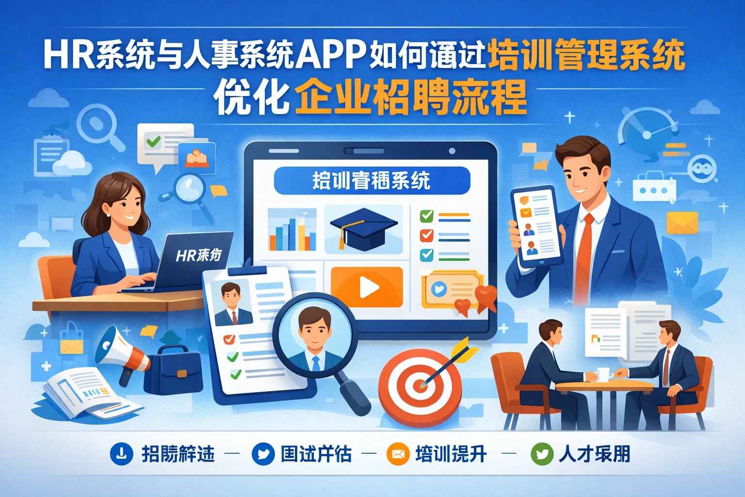 HR系统与人事系统APP如何通过培训管理系统优化企业招聘流程