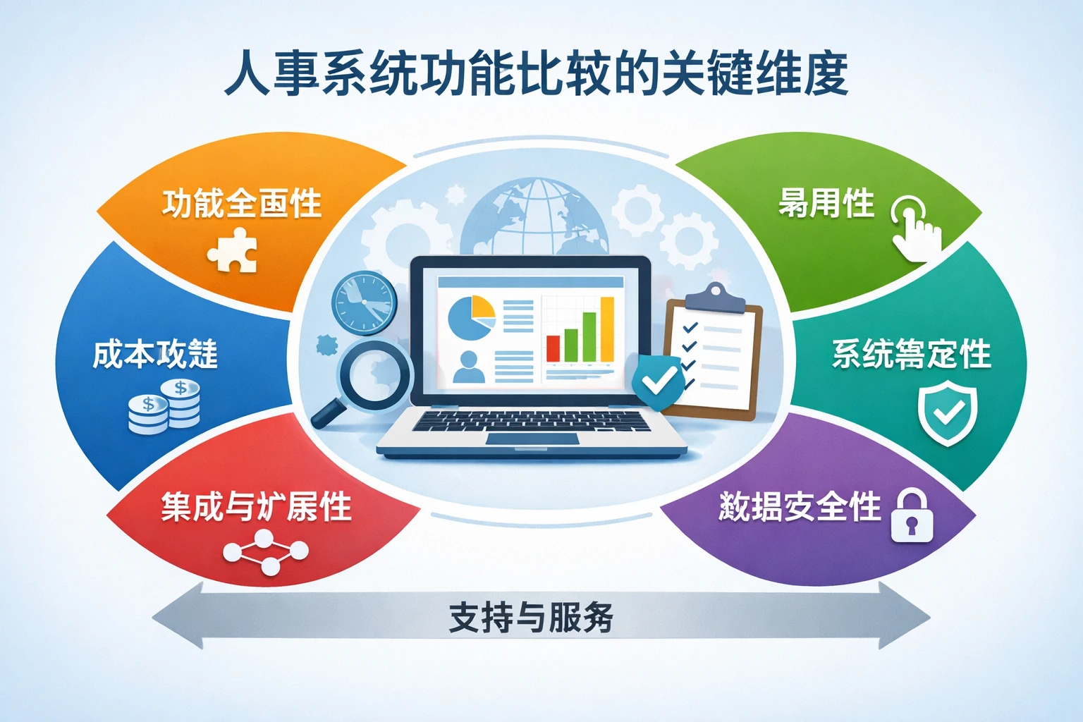 人事系统功能比较的关键维度