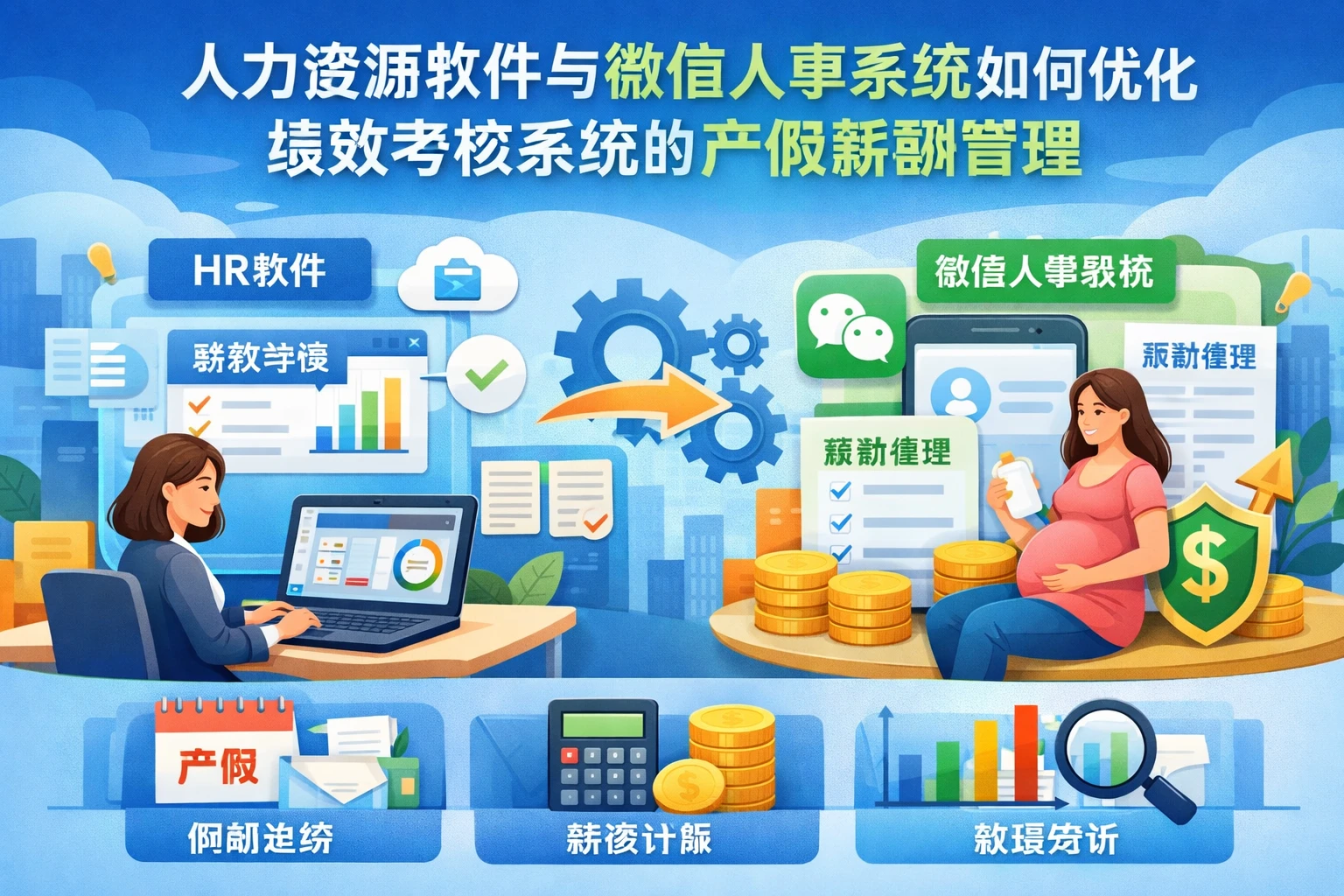 人力资源软件与微信人事系统如何优化绩效考核系统的产假薪酬管理