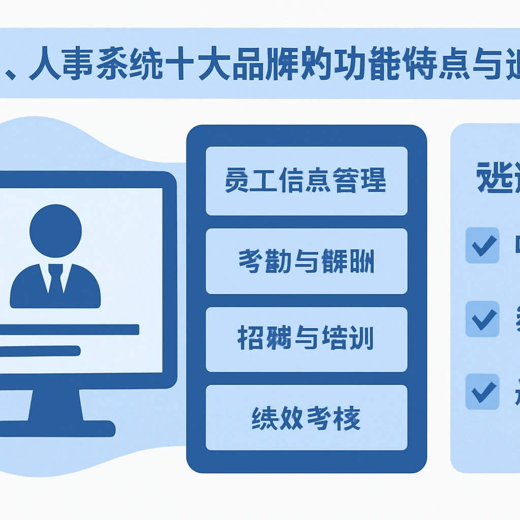 二、人事系统十大品牌的功能特点与选型指南