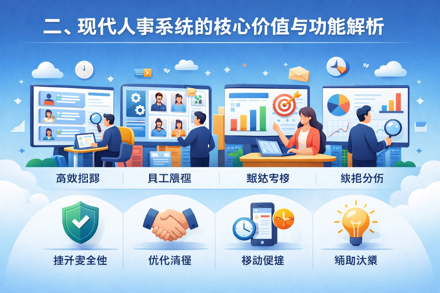 二、现代人事系统的核心价值与功能解析