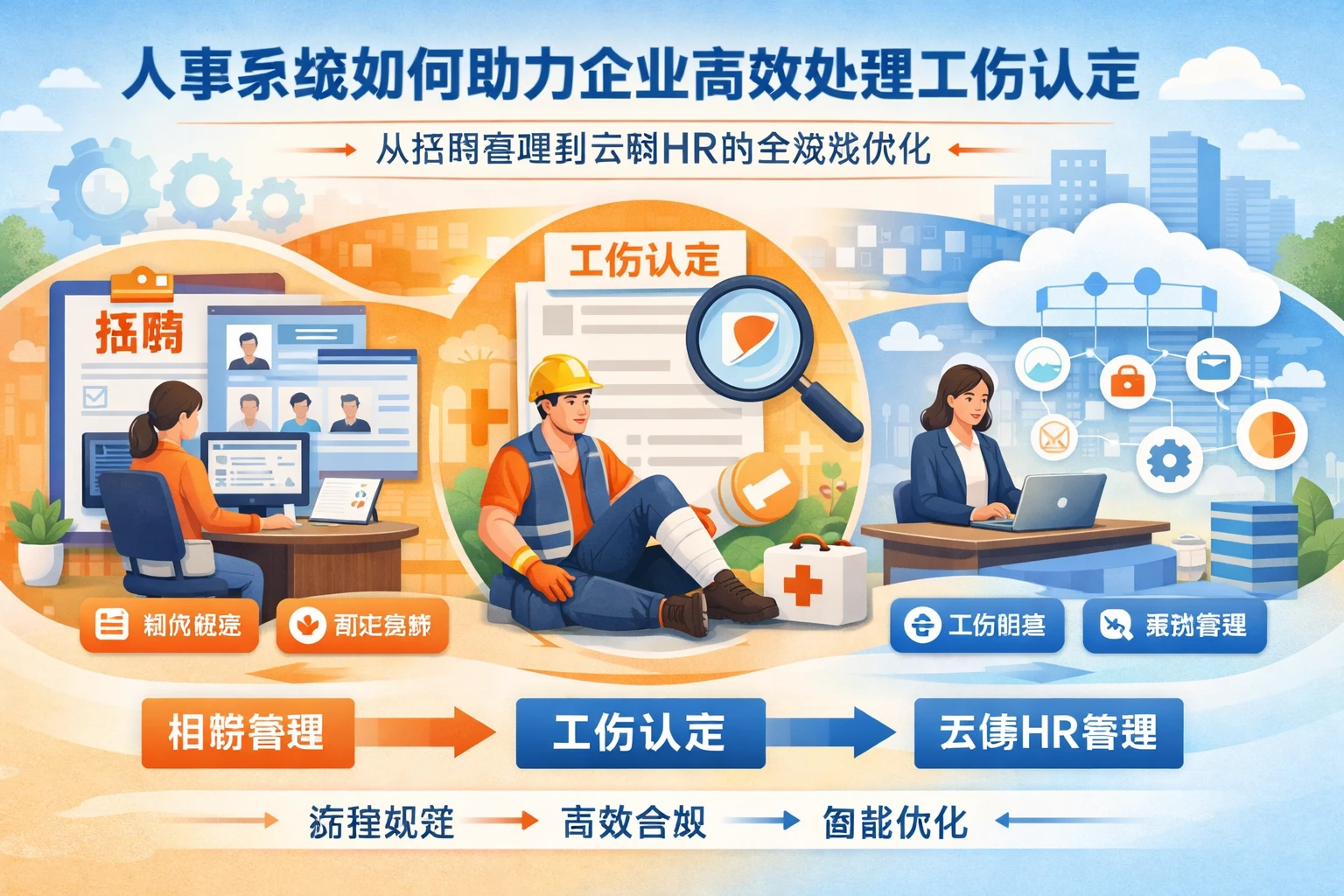 人事系统如何助力企业高效处理工伤认定——从招聘管理到云端HR的全流程优化