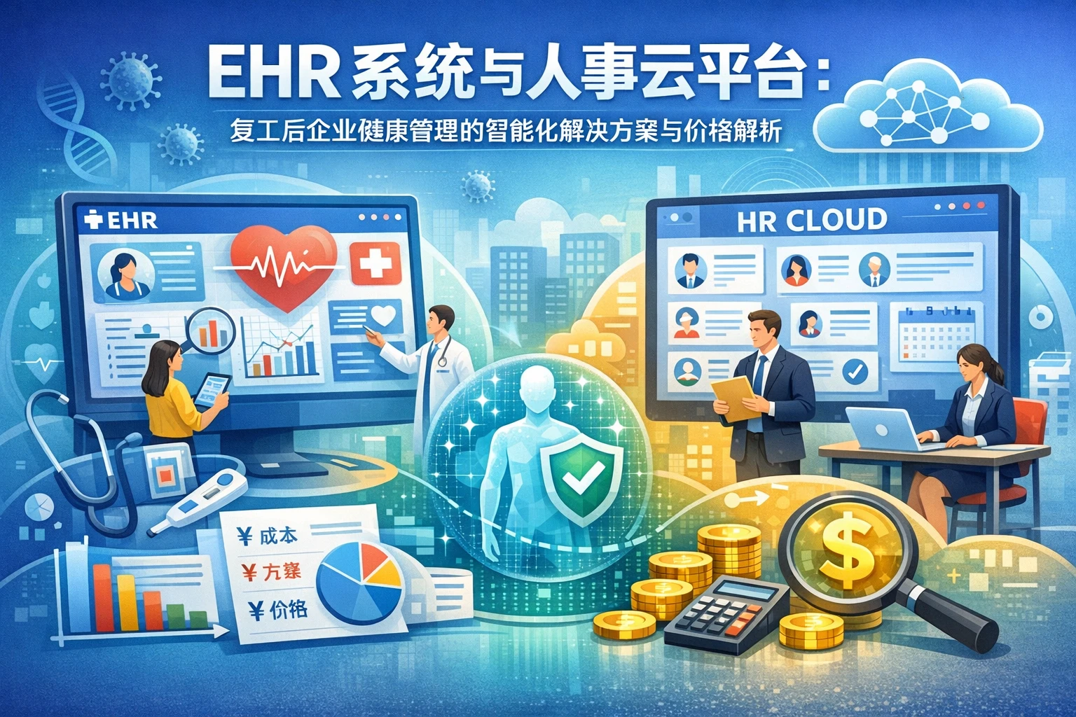 EHR系统与人事云平台：复工后企业健康管理的智能化解决方案与价格解析