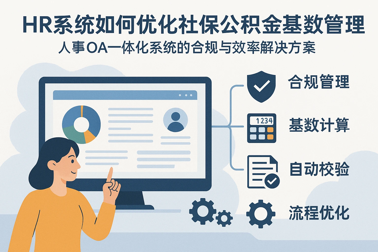 HR系统如何优化社保公积金基数管理:人事OA一体化系统的合规与效率解决方案