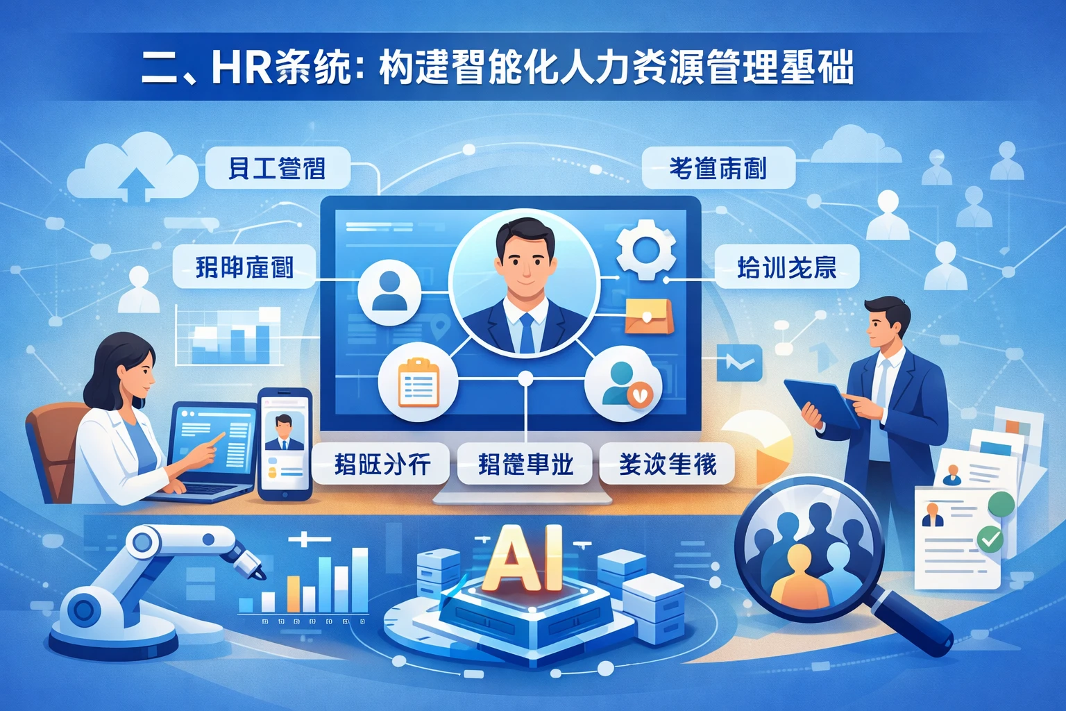 二、HR系统：构建智能化人力资源管理基础