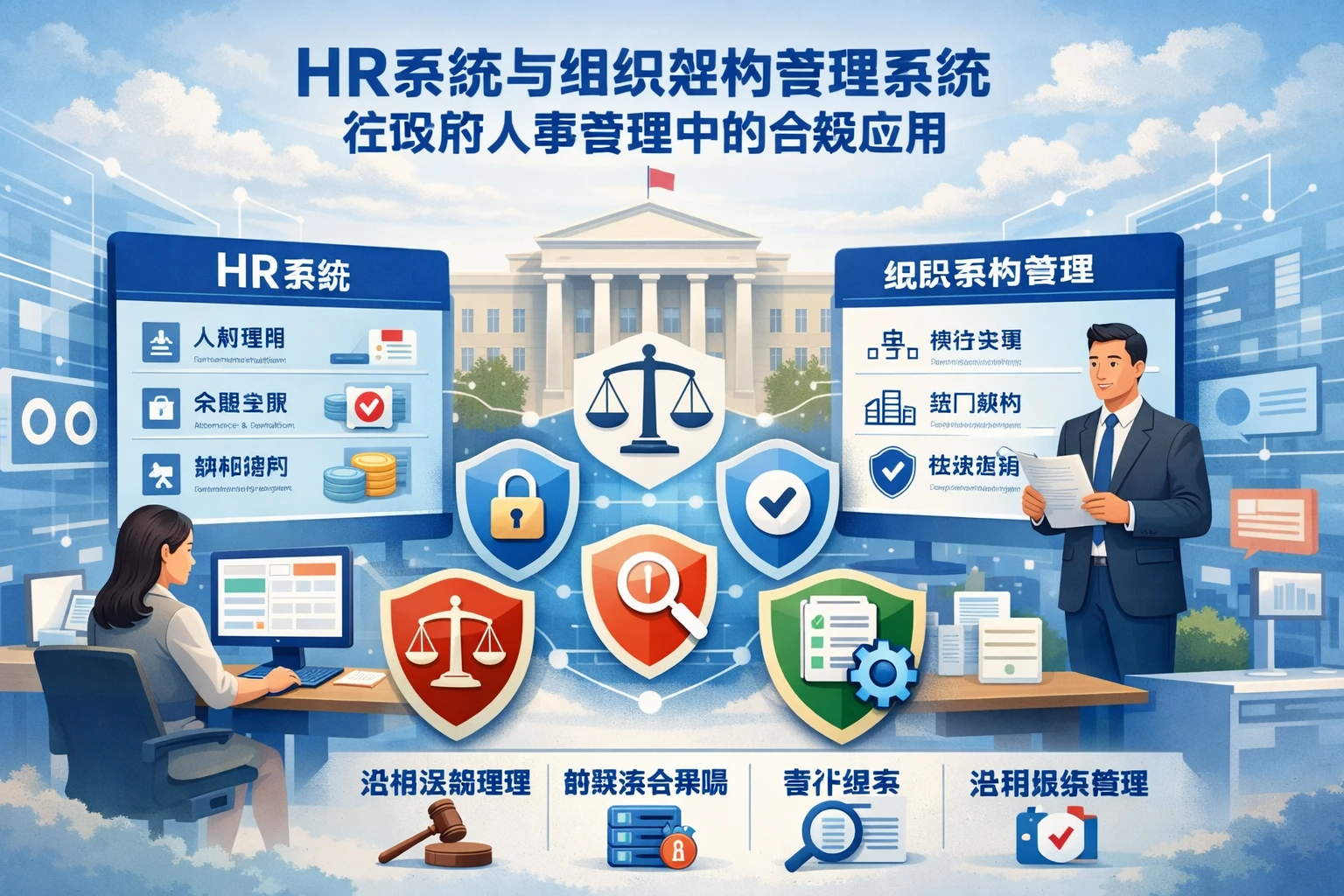 HR系统与组织架构管理系统在政府人事管理中的合规应用