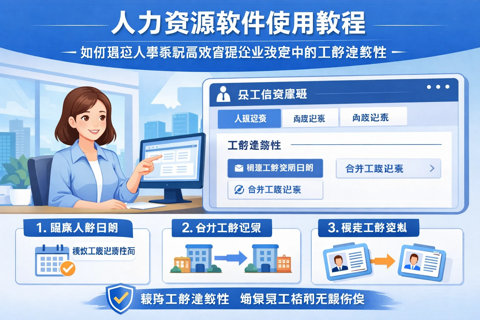 人力资源软件使用教程:如何通过人事系统高效管理企业变更中的工龄连续性