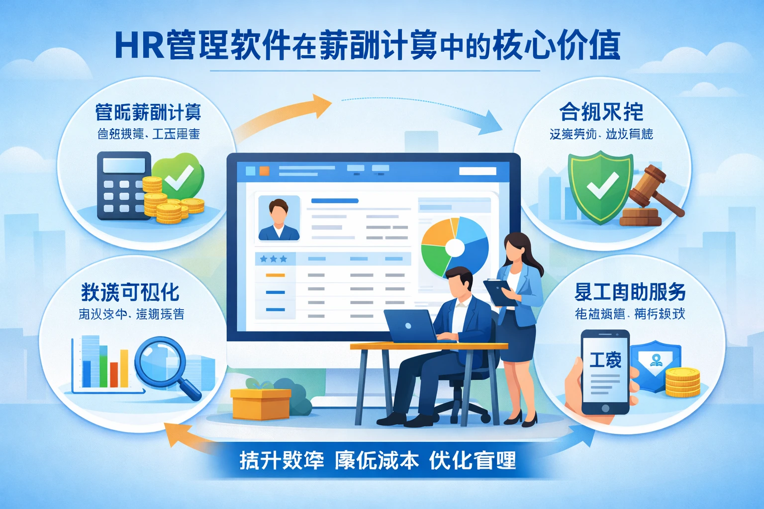 HR管理软件在薪酬计算中的核心价值