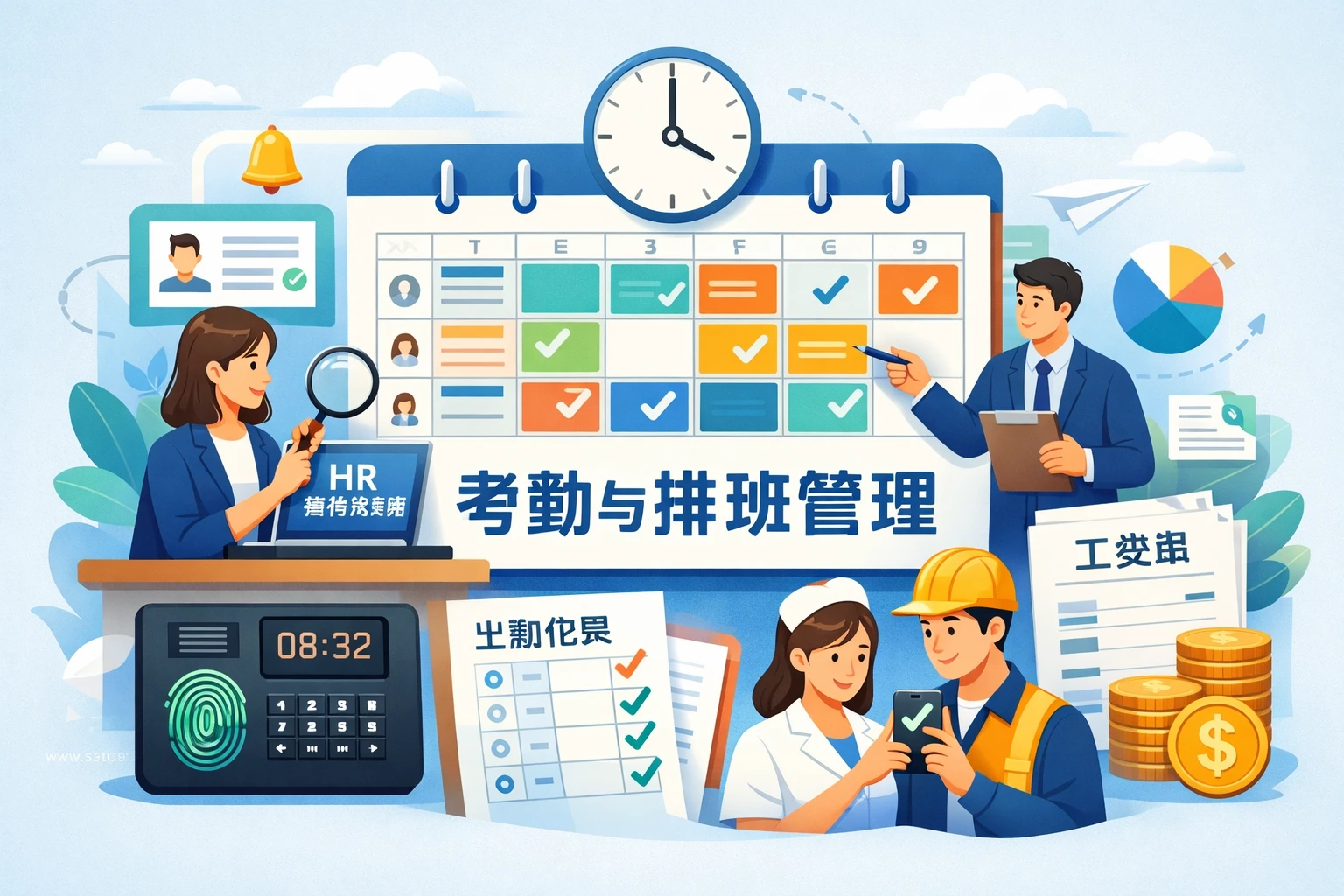 考勤与排班管理