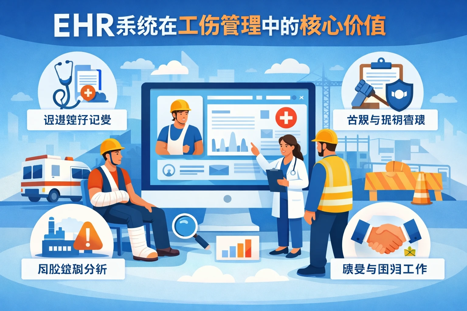 EHR系统在工伤管理中的核心价值