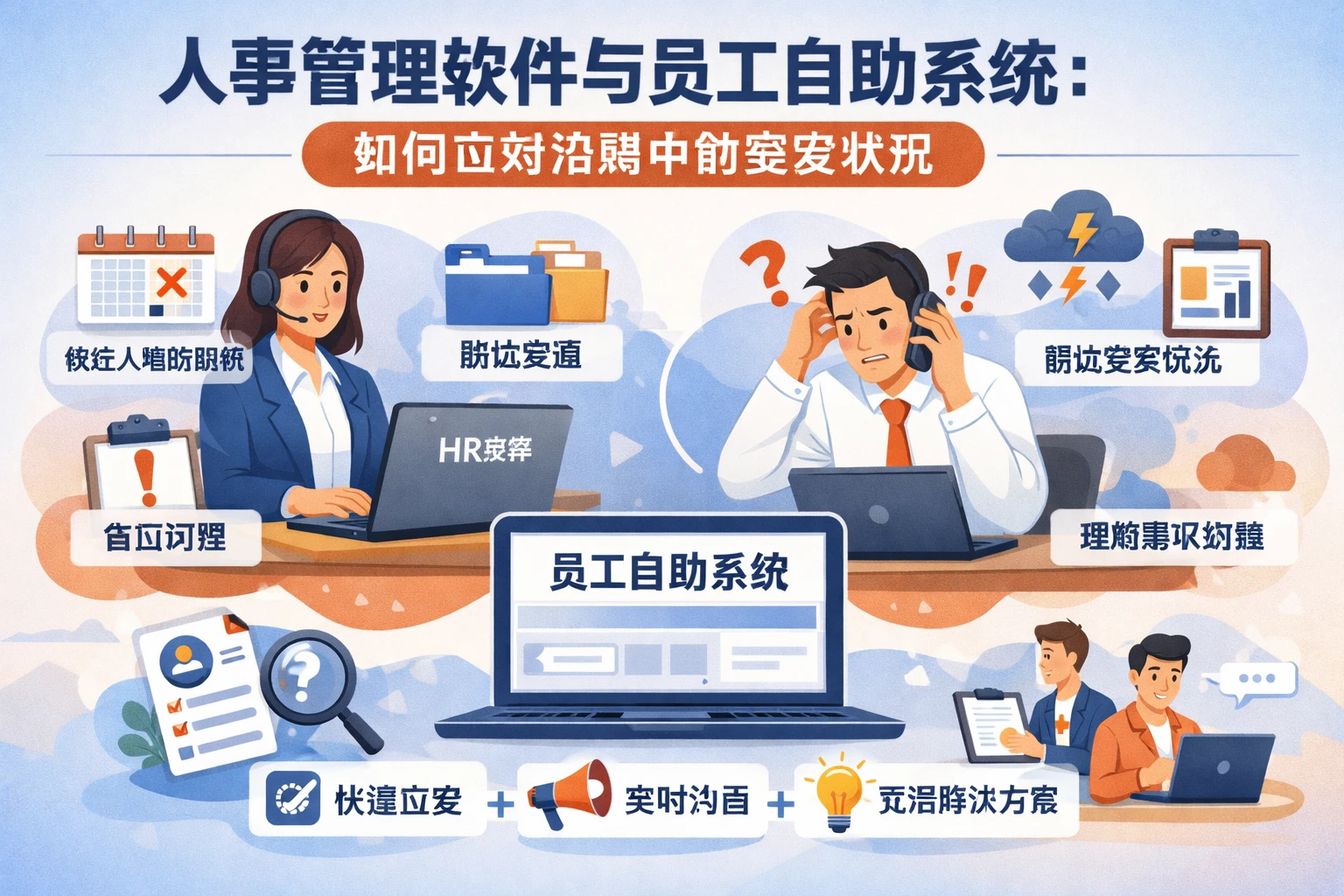 人事管理软件与员工自助系统:如何应对招聘中的突发状况