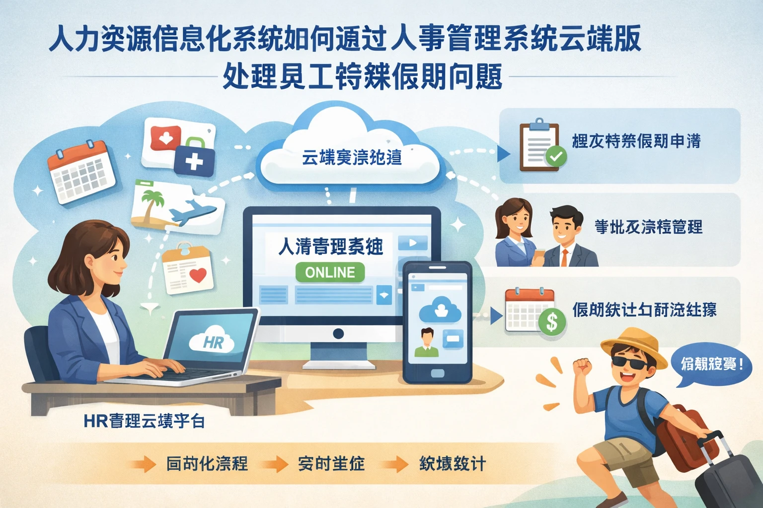 人力资源信息化系统如何通过人事管理系统云端版处理员工特殊假期问题