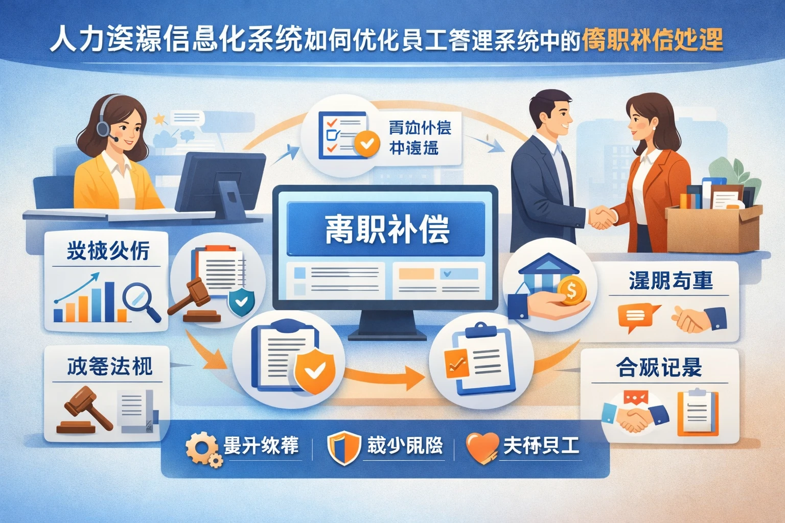 人力资源信息化系统如何优化员工管理系统中的离职补偿处理