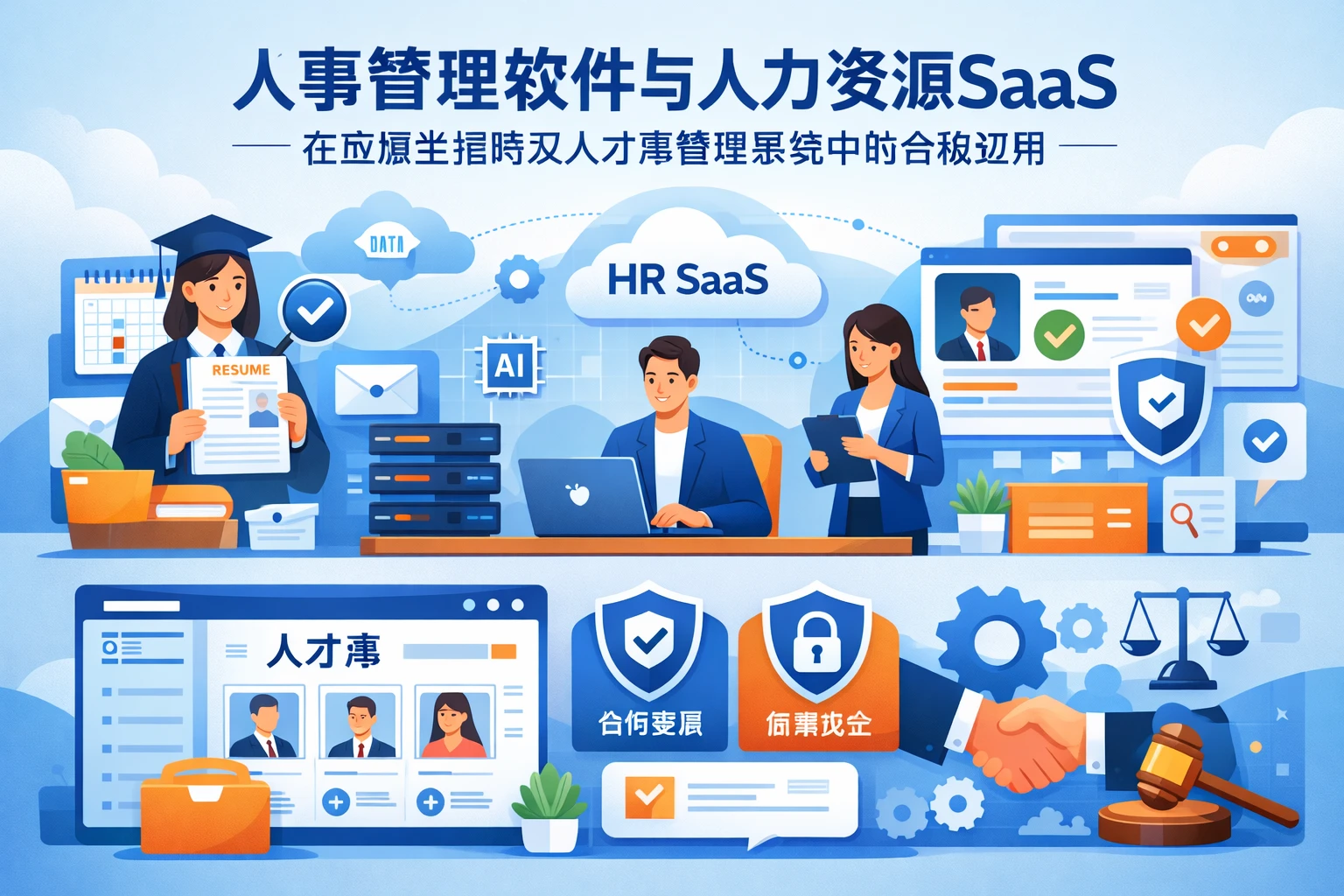 人事管理软件与人力资源SaaS在应届生招聘及人才库管理系统中的合规应用