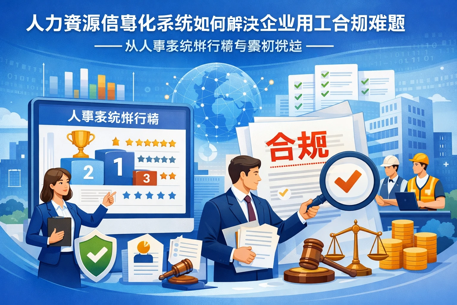 人力资源信息化系统如何解决企业用工合规难题——从人事系统排行榜与案例说起