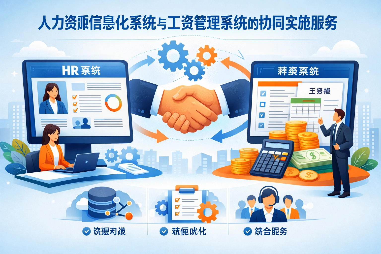 人力资源信息化系统与工资管理系统的协同实施服务