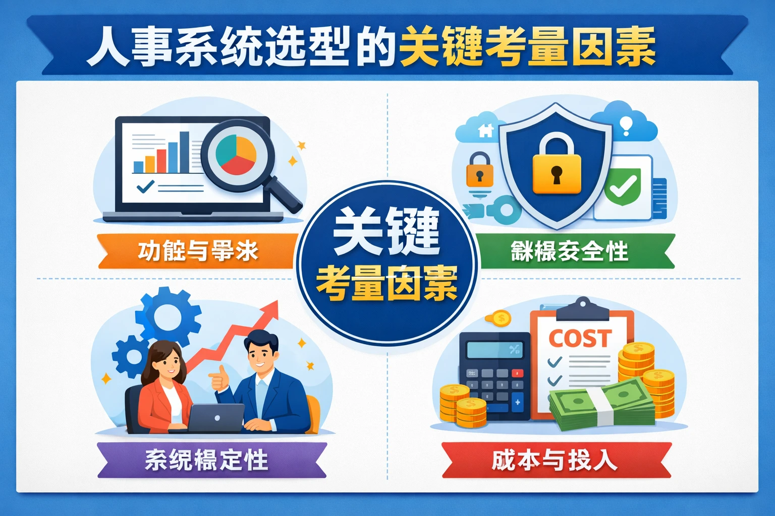 人事系统选型的关键考量因素