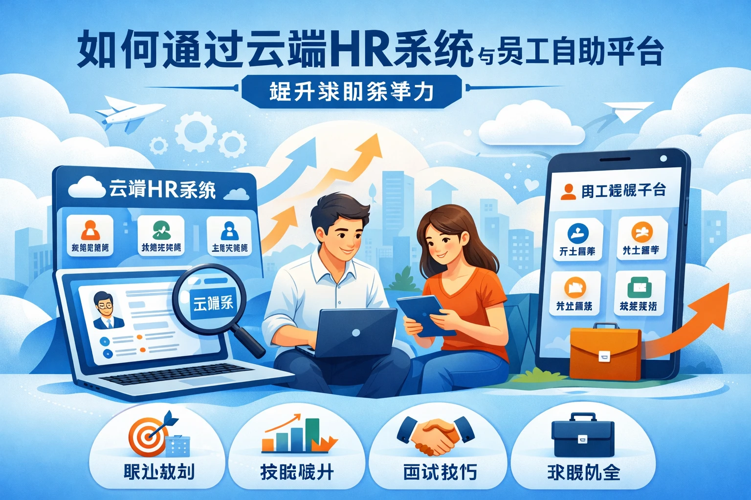 如何通过云端HR系统与员工自助平台提升求职竞争力