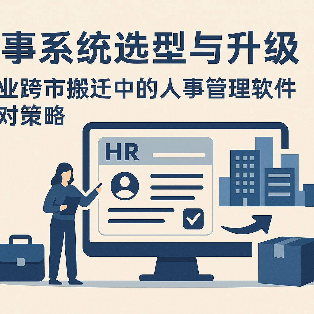 人事系统选型与升级:企业跨市搬迁中的人事管理软件应对策略