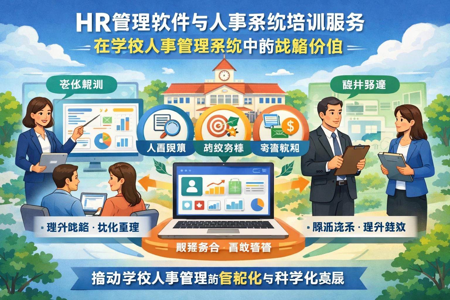 HR管理软件与人事系统培训服务在学校人事管理系统中的战略价值