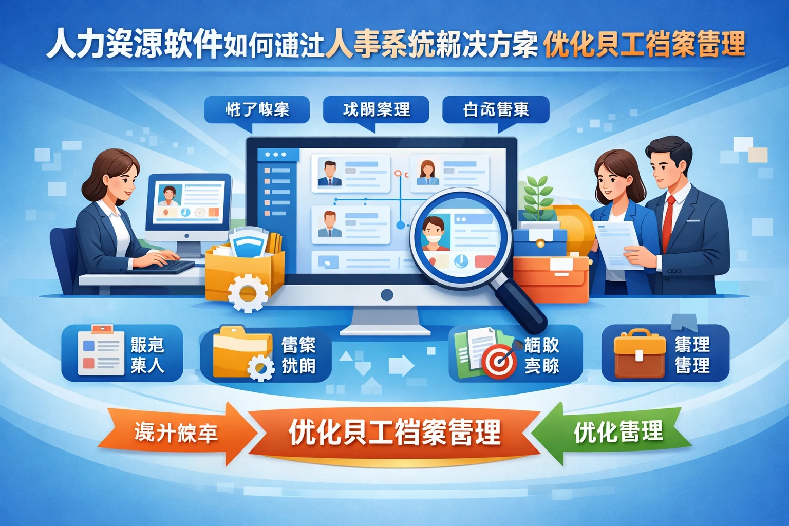 人力资源软件如何通过人事系统解决方案优化员工档案管理