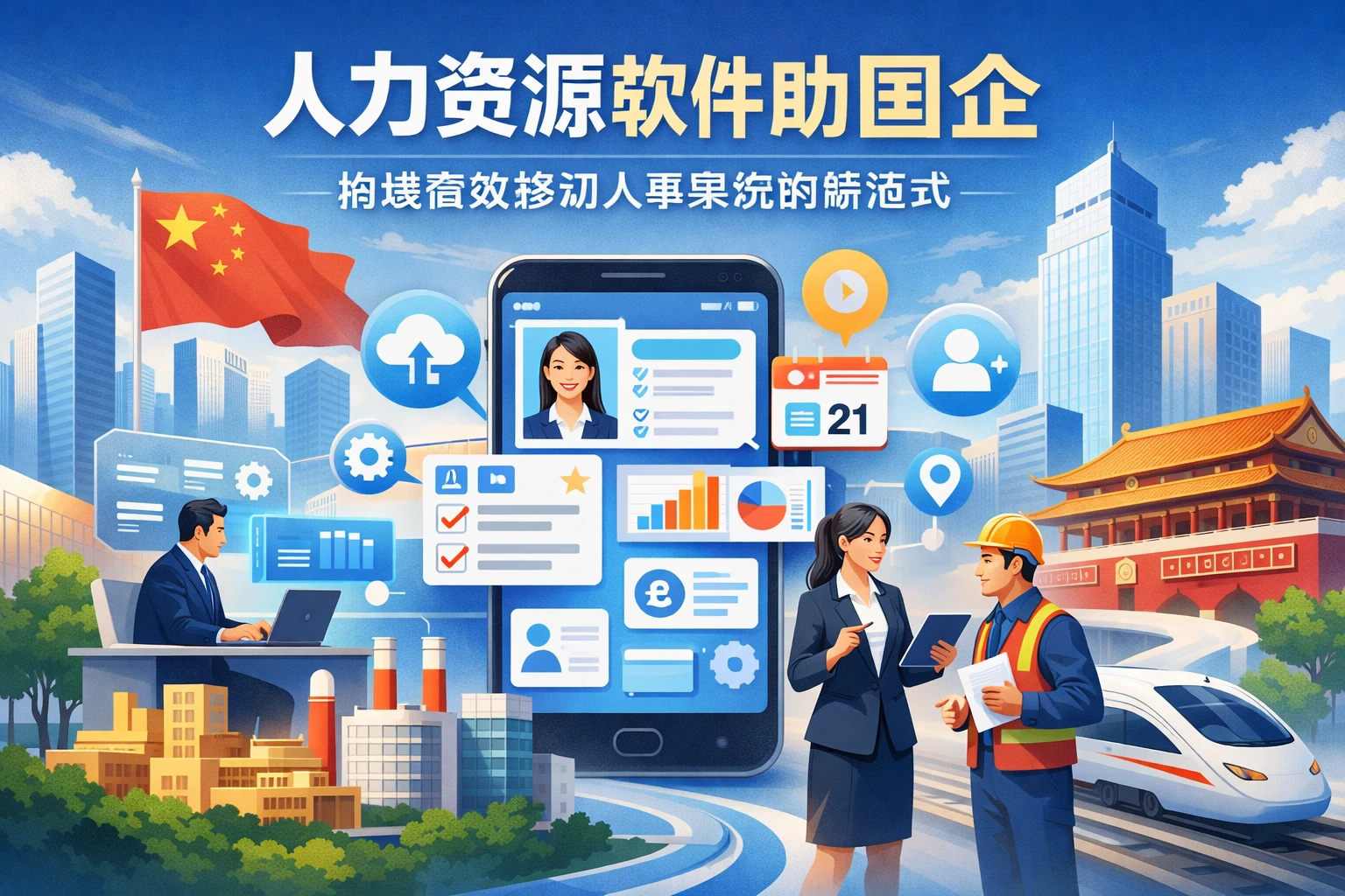 人力资源软件助力国企构建高效移动人事系统的新范式