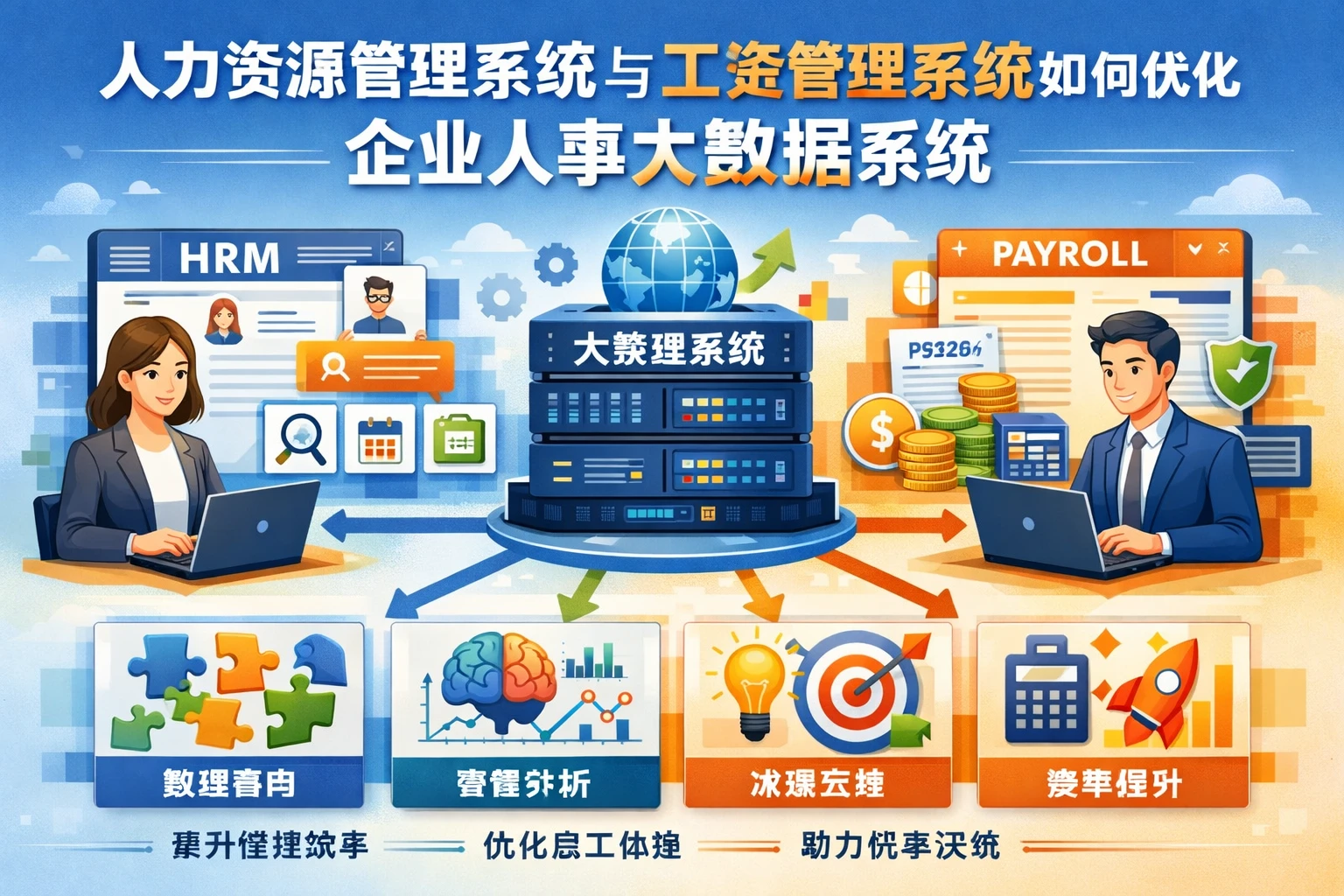 人力资源管理系统与工资管理系统如何优化企业人事大数据系统