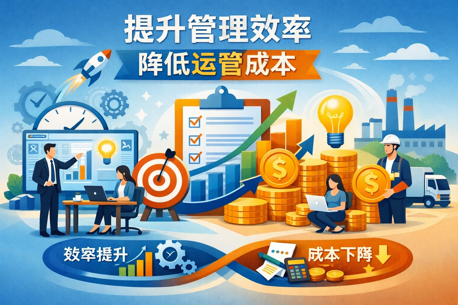 提升管理效率,降低运营成本