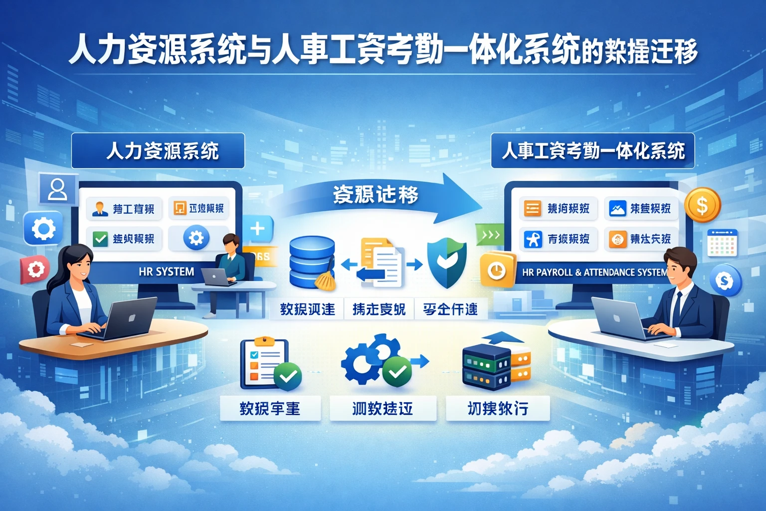 人力资源系统与人事工资考勤一体化系统的数据迁移策略