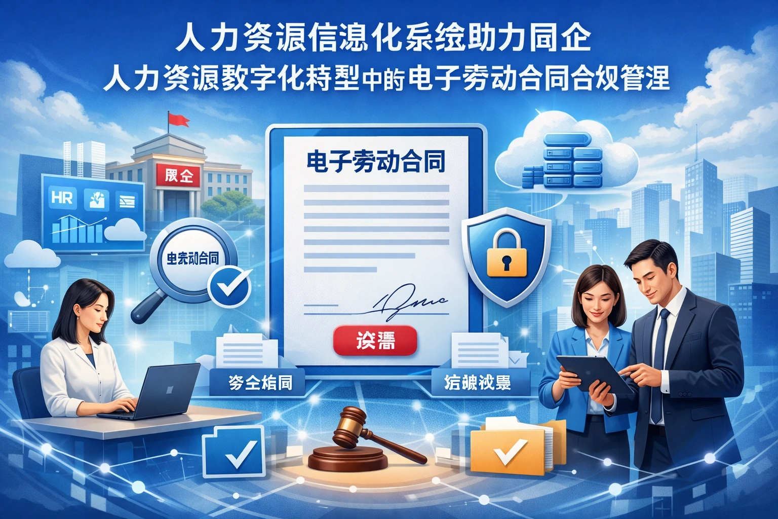 人力资源信息化系统助力国企人力资源数字化转型中的电子劳动合同合规管理