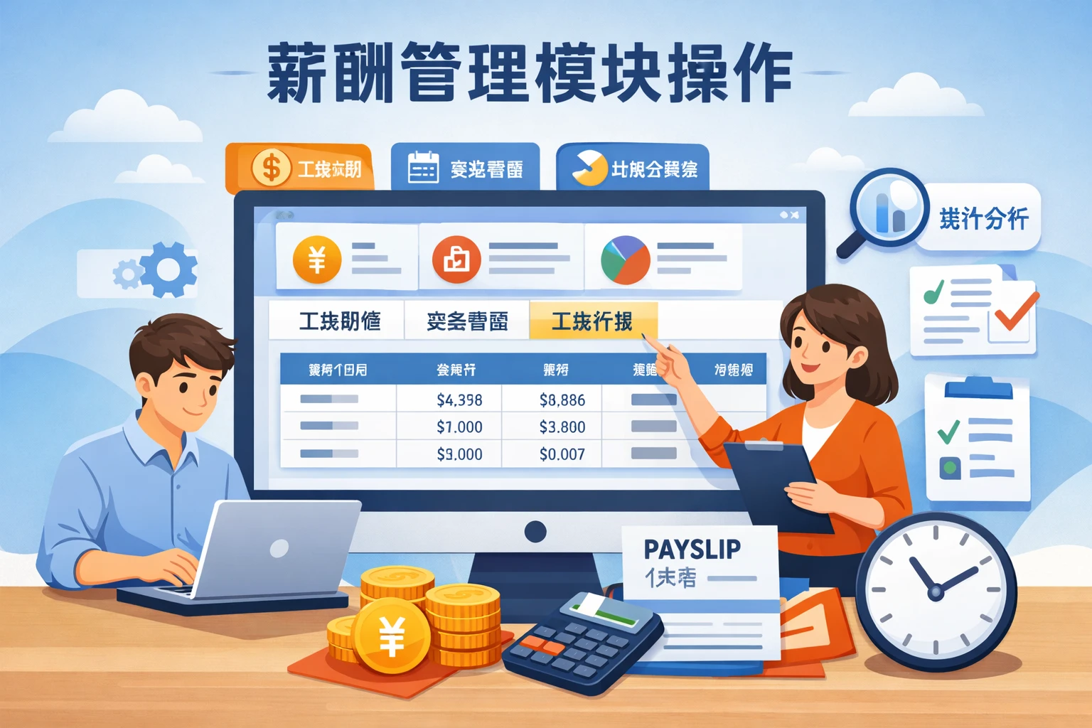 薪酬管理模块操作