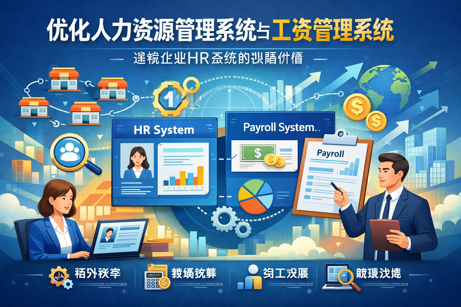 优化人力资源管理系统与工资管理系统:连锁企业HR系统的战略价值