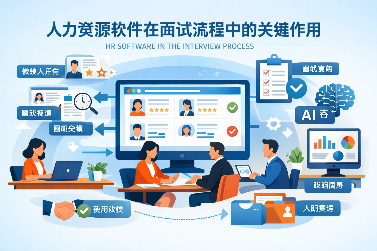 人力资源软件在面试流程中的关键作用