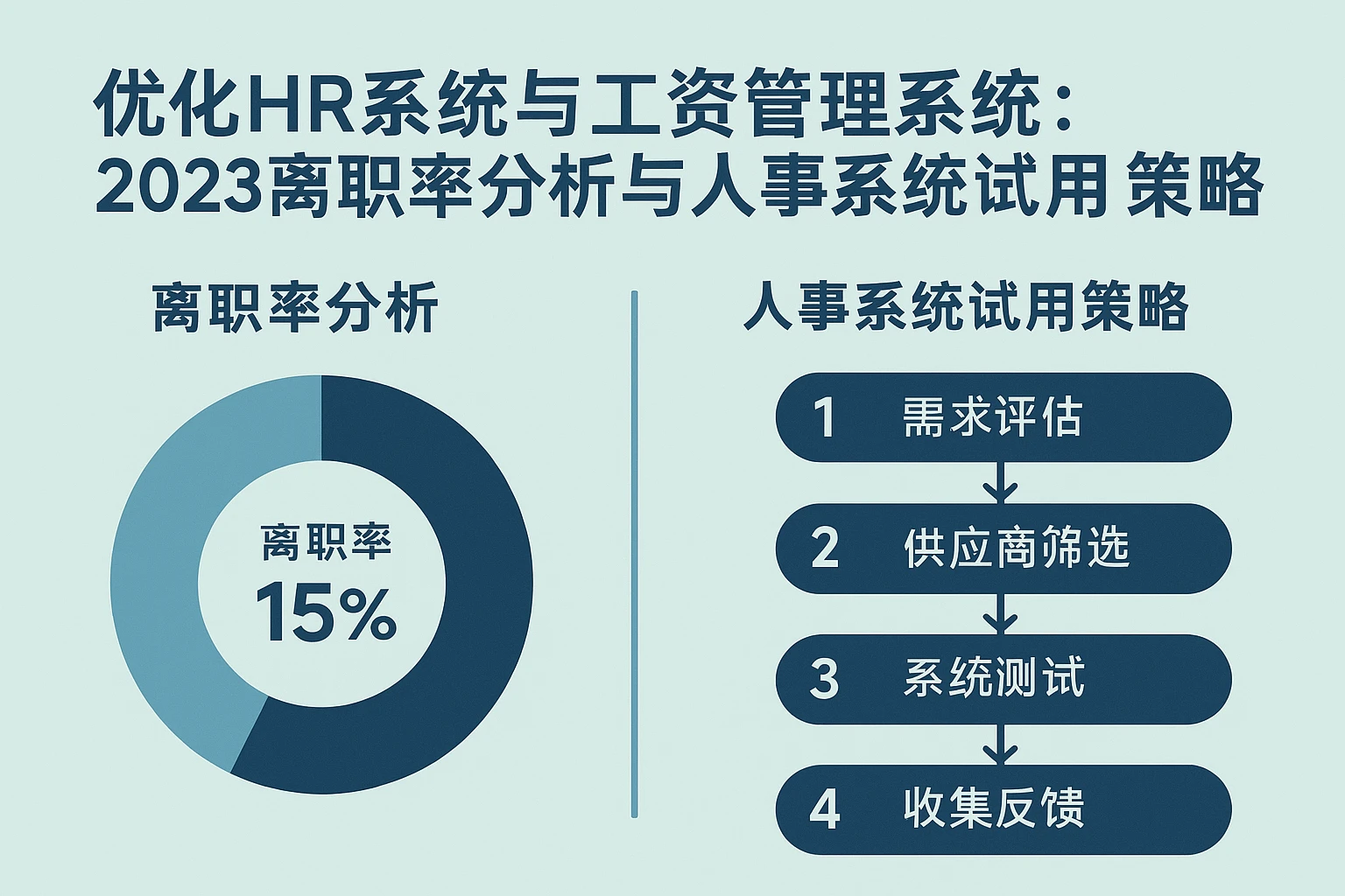 优化HR系统与工资管理系统：2023离职率分析与人事系统试用策略