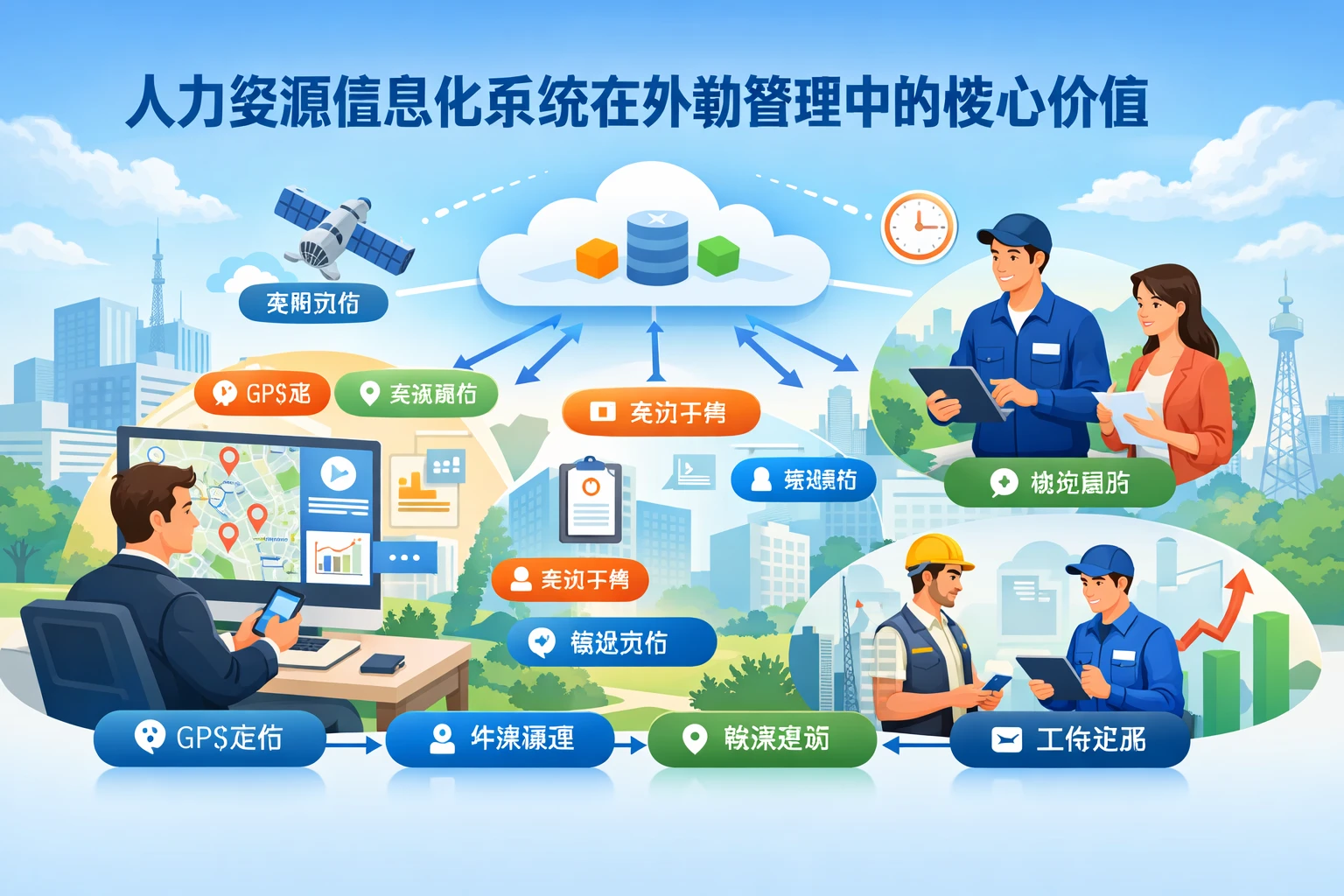 人力资源信息化系统在外勤管理中的核心价值