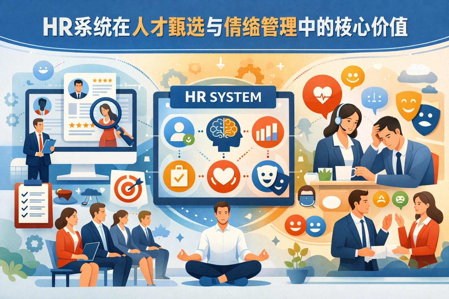 HR系统在人才甄选与情绪管理中的核心价值