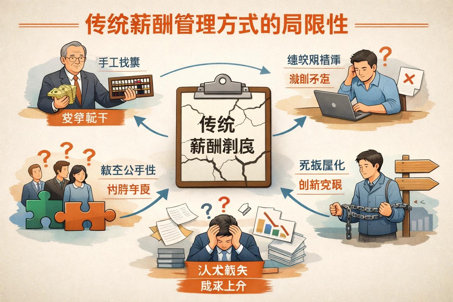 传统薪酬管理方式的局限性