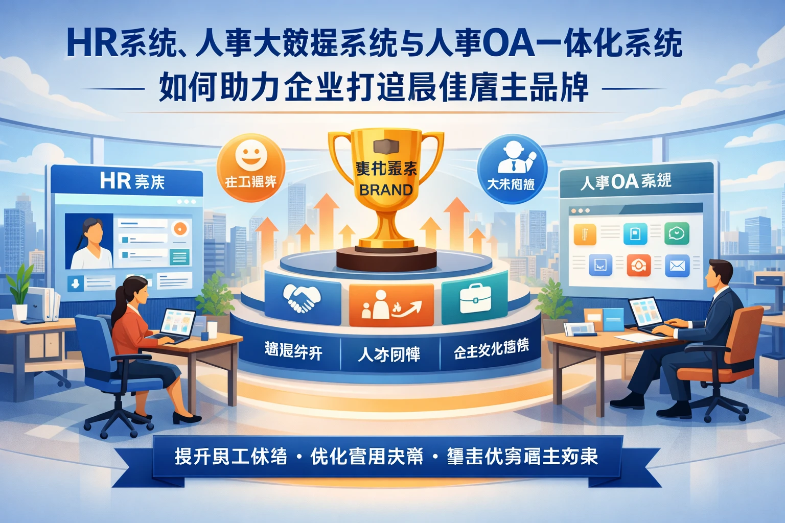 HR系统、人事大数据系统与人事OA一体化系统如何助力企业打造最佳雇主品牌